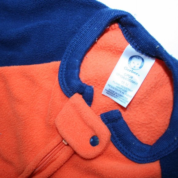 18M Robot Cool Footie Pajamas EUC Gerber Boy 2 pc! - Picture 11 of 16